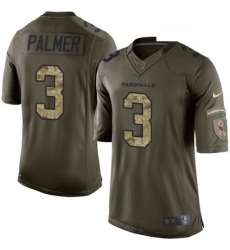 Men Nike Arizona Cardinals 3 Carson Palmer Elite Green Salute to Service NFL Jersey Men Nike Arizona Cardinals 3 Carson Palmer Elite Green Salute to Service NFL Jersey