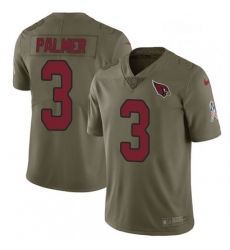 Men Nike Arizona Cardinals 3 Carson Palmer Limited Olive 2017 Salute to Service NFL Jersey Men Nike Arizona Cardinals 3 Carson Palmer Limited Olive 2017 Salute to Service NFL Jersey