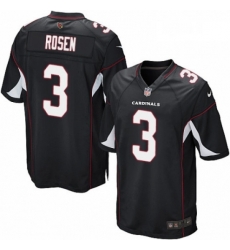 Men Nike Arizona Cardinals 3 Josh Rosen Game Black Alternate NFL Jersey Men Nike Arizona Cardinals 3 Josh Rosen Game Black Alternate NFL Jersey