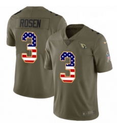 Men Nike Arizona Cardinals 3 Josh Rosen Limited OliveUSA Flag 2017 Salute to Service NFL Jersey Men Nike Arizona Cardinals 3 Josh Rosen Limited OliveUSA Flag 2017 Salute to Service NFL Jersey