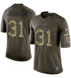 Men Nike Arizona Cardinals 31 David Johnson Elite Green Salute to Service NFL Jersey Men Nike Arizona Cardinals 31 David Johnson Elite Green Salute to Service NFL Jersey