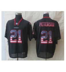 Nike Arizona Cardicals 21 Peterson Black Elite USA Flag Fashion NFL Jersey Nike Arizona Cardicals 21 Peterson Black Elite USA Flag Fashion NFL Jersey