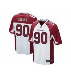 Nike Arizona Cardinals 90 Darnell Dockett White Game NFL Jersey Nike Arizona Cardinals 90 Darnell Dockett White Game NFL Jersey