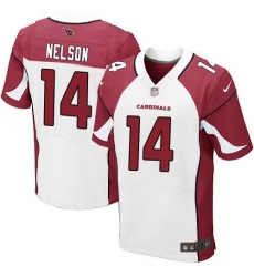 Nike Cardinals #14 J J Nelson White Mens Stitched NFL Elite Jersey Nike Cardinals #14 J J Nelson White Mens Stitched NFL Elite Jersey