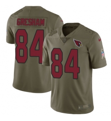 Nike Cardinals #84 Jermaine Gresham Olive Mens Stitched NFL Limited 2017 Salute to Service Jersey Nike Cardinals #84 Jermaine Gresham Olive Mens Stitched NFL Limited 2017 Salute to Service Jersey