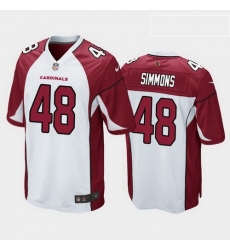 men isaiah simmons arizona cardinals white game jersey men isaiah simmons arizona cardinals white game jersey