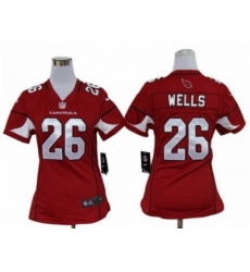 Nike Women Arizona Cardinals #26 Chris Wells Red jerseys Nike Women Arizona Cardinals #26 Chris Wells Red jerseys