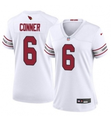 Women Arizona Cardinals James Conner #6 White 2024 F U S E Vapor Untouchable Limited Stitched Women Arizona Cardinals James Conner #6 White 2024 F U S E Vapor Untouchable Limited Stitched