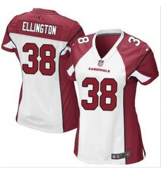 Women Nike Cardinals #38 Andre Ellington White Stitched NFL Elite Jersey Women Nike Cardinals #38 Andre Ellington White Stitched NFL Elite Jersey