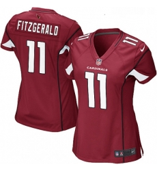 Womens Nike Arizona Cardinals 11 Larry Fitzgerald Game Red Team Color NFL Jersey Womens Nike Arizona Cardinals 11 Larry Fitzgerald Game Red Team Color NFL Jersey