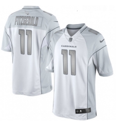 Womens Nike Arizona Cardinals 11 Larry Fitzgerald Limited White Platinum NFL Jersey Womens Nike Arizona Cardinals 11 Larry Fitzgerald Limited White Platinum NFL Jersey