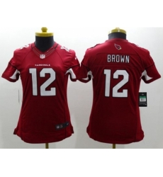 Women’s Nike Arizona Cardinals #12 John Brown Red Team Color Stitched NFL Limited Jersey Women’s Nike Arizona Cardinals #12 John Brown Red Team Color Stitched NFL Limited Jersey
