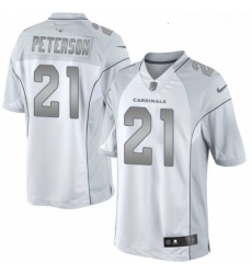 Womens Nike Arizona Cardinals 21 Patrick Peterson Limited White Platinum NFL Jersey Womens Nike Arizona Cardinals 21 Patrick Peterson Limited White Platinum NFL Jersey