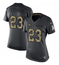 Womens Nike Arizona Cardinals 23 Adrian Peterson Limited Black 2016 Salute to Service NFL Jersey Womens Nike Arizona Cardinals 23 Adrian Peterson Limited Black 2016 Salute to Service NFL Jersey