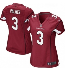 Womens Nike Arizona Cardinals 3 Carson Palmer Game Red Team Color NFL Jersey Womens Nike Arizona Cardinals 3 Carson Palmer Game Red Team Color NFL Jersey
