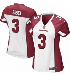 Womens Nike Arizona Cardinals 3 Josh Rosen Game White NFL Jersey Womens Nike Arizona Cardinals 3 Josh Rosen Game White NFL Jersey