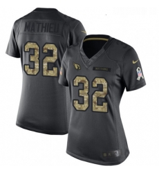 Womens Nike Arizona Cardinals 32 Tyrann Mathieu Limited Black 2016 Salute to Service NFL Jersey Womens Nike Arizona Cardinals 32 Tyrann Mathieu Limited Black 2016 Salute to Service NFL Jersey