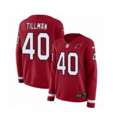 Womens Nike Arizona Cardinals 40 Pat Tillman Limited Red Therma Long Sleeve NFL Jersey Womens Nike Arizona Cardinals 40 Pat Tillman Limited Red Therma Long Sleeve NFL Jersey