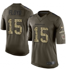 Nike Cardinals #15 Michael Floyd Green Youth Stitched NFL Limited Salute to Service Jersey Nike Cardinals #15 Michael Floyd Green Youth Stitched NFL Limited Salute to Service Jersey