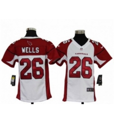 Nike Youth NFL Arizona Cardinals #26 Chris Wells White Jerseys Nike Youth NFL Arizona Cardinals #26 Chris Wells White Jerseys