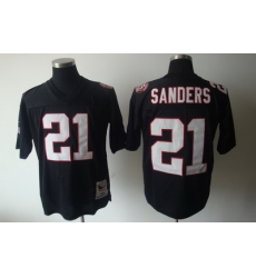 Atlanta Falcons 21 Deion Sanders jersey black throwback Atlanta Falcons 21 Deion Sanders jersey black throwback
