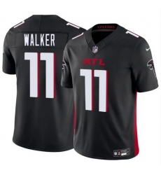 Men Atlanta Falcons 11 Jalon Walker Black 2025 Draft F U S E Vapor Untouchable Limited Stitched Football Jersey Men Atlanta Falcons 11 Jalon Walker Black 2025 Draft F U S E Vapor Untouchable Limited Stitched Football Jersey