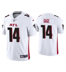 Men Atlanta Falcons 14 Russell Gage White Vapor Untouchable Limited Stitched Jersey Men Atlanta Falcons 14 Russell Gage White Vapor Untouchable Limited Stitched Jersey