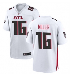 Men Atlanta Falcons 16 Scott Miller White Limited Stitched Football Game Jersey Men Atlanta Falcons 16 Scott Miller White Limited Stitched Football Game Jersey