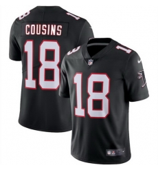 Men Atlanta Falcons 18 Kirk Cousins Black Vapor Untouchable Limited Football Stitched Jerseys Men Atlanta Falcons 18 Kirk Cousins Black Vapor Untouchable Limited Football Stitched Jerseys