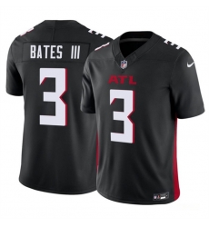Men Atlanta Falcons 3 Jessie Bates III Black 2023 F U S E Vapor Untouchable Limited Stitched Football Jersey Men Atlanta Falcons 3 Jessie Bates III Black 2023 F U S E Vapor Untouchable Limited Stitched Football Jersey