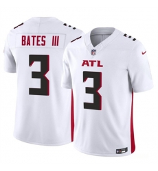 Men Atlanta Falcons 3 Jessie Bates III White 2023 F U S E Vapor Untouchable Limited Stitched Football Jersey Men Atlanta Falcons 3 Jessie Bates III White 2023 F U S E Vapor Untouchable Limited Stitched Football Jersey