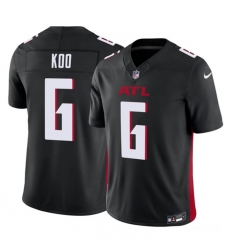 Men Atlanta Falcons 6 Younghoe Koo Black 2023 F U S E Vapor Untouchable Limited Stitched Football Jersey Men Atlanta Falcons 6 Younghoe Koo Black 2023 F U S E Vapor Untouchable Limited Stitched Football Jersey