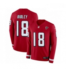 Men Nike Atlanta Falcons 18 Calvin Ridley Limited Red Therma Long Sleeve NFL Jersey Men Nike Atlanta Falcons 18 Calvin Ridley Limited Red Therma Long Sleeve NFL Jersey