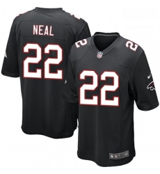 Men Nike Atlanta Falcons 22 Keanu Neal Game Black Alternate NFL Jersey Men Nike Atlanta Falcons 22 Keanu Neal Game Black Alternate NFL Jersey