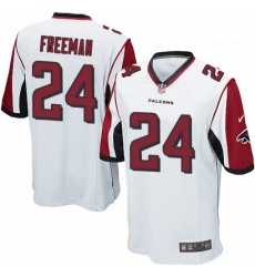 Men Nike Atlanta Falcons 24 Devonta Freeman Game White NFL Jersey Men Nike Atlanta Falcons 24 Devonta Freeman Game White NFL Jersey