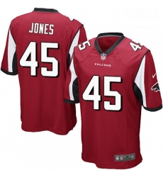 Men Nike Atlanta Falcons 45 Deion Jones Game Red Team Color NFL Jersey Men Nike Atlanta Falcons 45 Deion Jones Game Red Team Color NFL Jersey