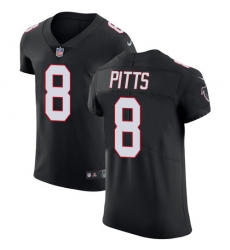 Nike Atlanta Falcons 8 Kyle Pitts Black Alternate Men Stitched NFL Vapor Untouchable Elite Jersey Nike Atlanta Falcons 8 Kyle Pitts Black Alternate Men Stitched NFL Vapor Untouchable Elite Jersey