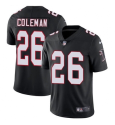 Nike Falcons #26 Tevin Coleman Black Alternate Mens Stitched NFL Vapor Untouchable Limited Jersey Nike Falcons #26 Tevin Coleman Black Alternate Mens Stitched NFL Vapor Untouchable Limited Jersey