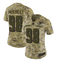 Nike Falcons #98 Takkarist McKinley Camo Women Stitched NFL Limited 2018 Salute to Service Jersey Nike Falcons #98 Takkarist McKinley Camo Women Stitched NFL Limited 2018 Salute to Service Jersey