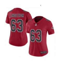 Womens Atlanta Falcons 63 Chris Lindstrom Limited Red Rush Vapor Untouchable Football Jersey Womens Atlanta Falcons 63 Chris Lindstrom Limited Red Rush Vapor Untouchable Football Jersey