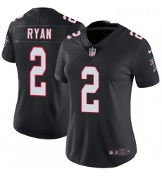 Womens Nike Atlanta Falcons 2 Matt Ryan Elite Black Alternate NFL Jersey Womens Nike Atlanta Falcons 2 Matt Ryan Elite Black Alternate NFL Jersey