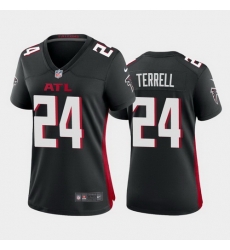 women a.j. terrell atlanta falcons black game jersey 2020 women a.j. terrell atlanta falcons black game jersey 2020