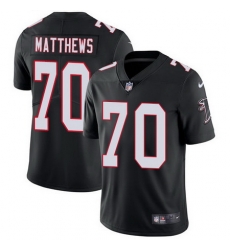 Falcons 70 Jake Matthews Black Alternate Youth Stitched Football Vapor Untouchable Limited Jersey Falcons 70 Jake Matthews Black Alternate Youth Stitched Football Vapor Untouchable Limited Jersey