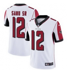 Nike Falcons #12 Mohamed Sanu Sr White Youth Stitched NFL Vapor Untouchable Limited Jersey Nike Falcons #12 Mohamed Sanu Sr White Youth Stitched NFL Vapor Untouchable Limited Jersey