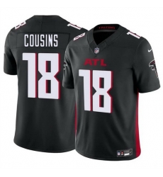 Youth Atlanta Falcons 18 Kirk Cousins Black 2023 F U S E Vapor Untouchable Limited Stitched Football Jersey Youth Atlanta Falcons 18 Kirk Cousins Black 2023 F U S E Vapor Untouchable Limited Stitched Football Jersey