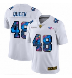 Baltimore Ravens 48 Patrick Queen Men White Nike Multi Color 2020 NFL Crucial Catch Limited NFL Jersey Baltimore Ravens 48 Patrick Queen Men White Nike Multi Color 2020 NFL Crucial Catch Limited NFL Jersey