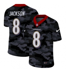 Baltimore Ravens 8 Lamar Jackson Men Nike 2020 Black CAMO Vapor Untouchable Limited Stitched NFL Jersey Baltimore Ravens 8 Lamar Jackson Men Nike 2020 Black CAMO Vapor Untouchable Limited Stitched NFL Jersey