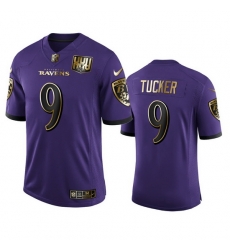 Baltimore Ravens 9 Justin Tucker Men Nike Purple Team 25th Season Golden Limited NFL Jersey Baltimore Ravens 9 Justin Tucker Men Nike Purple Team 25th Season Golden Limited NFL Jersey