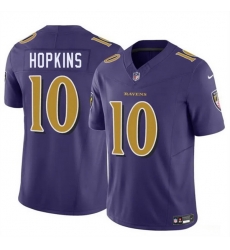 Men Baltimore Ravens 10 DeAndre Hopkins Purple 2025 F U S E Vapor Limited Football Jersey Men Baltimore Ravens 10 DeAndre Hopkins Purple 2025 F U S E Vapor Limited Football Jersey