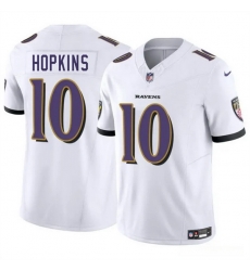 Men Baltimore Ravens 10 DeAndre Hopkins White 2025 F U S E Vapor Limited Football Jersey Men Baltimore Ravens 10 DeAndre Hopkins White 2025 F U S E Vapor Limited Football Jersey